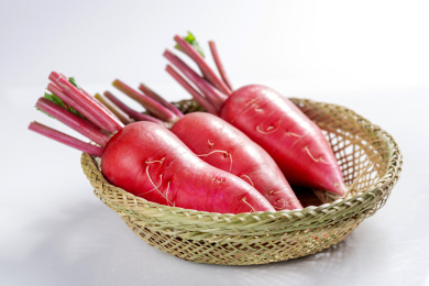 夏季蔬菜水萝卜红萝卜特写