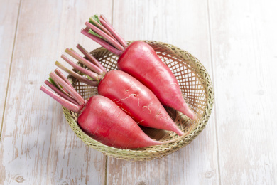 夏季蔬菜水萝卜红萝卜特写