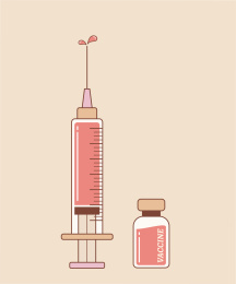注射针筒及疫苗插图