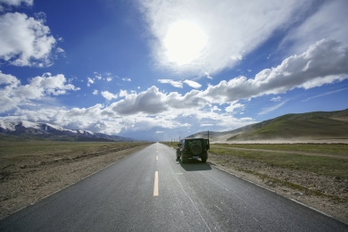 中国西藏青藏高原青藏公路