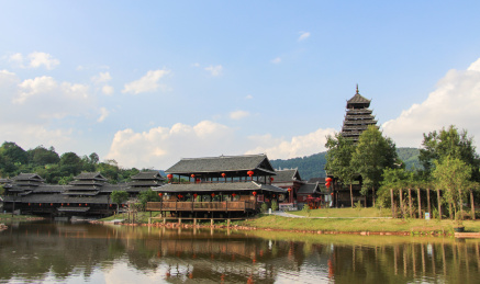 中国广西民族建筑景观