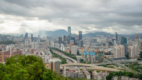 中国深圳罗湖城市建筑