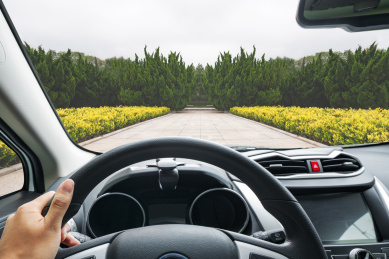 驾驶机动车概念 开车