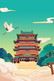 国潮风滕王阁