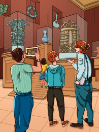 参观学习历史博物馆