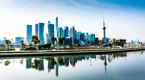 上海浦东现代化城市建筑