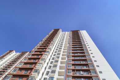 高楼耸立 高楼 楼房