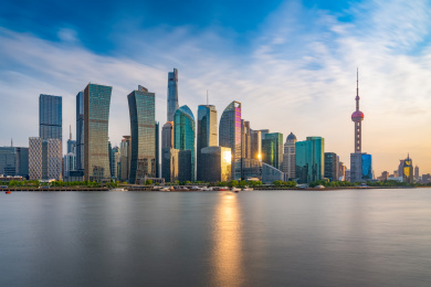 上海浦东陆家嘴金融中心cbd建筑群