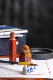 传统文房四宝特写