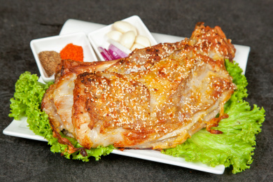 中餐美食-烤羊排 新西兰烤羊排