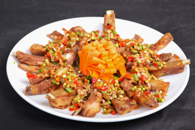 中餐美食-热菜-风味羊排