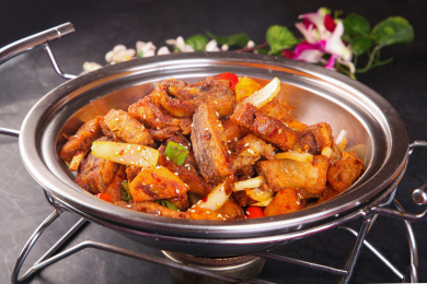 中餐美食-热菜-风味羊排