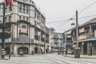 上海老建筑复古场景