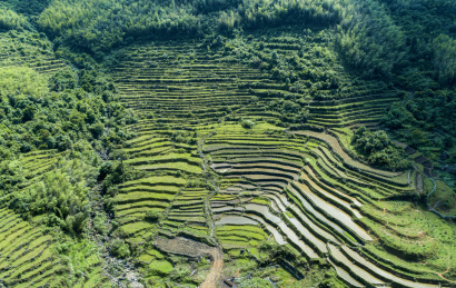 中国福建泉州南安梯田
