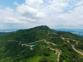 中国广东深圳羊台山公园航拍