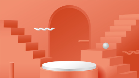 3D模拟场景促销产品陈列展台