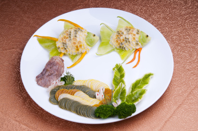 七彩拼盘鱼 凉菜 菜