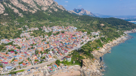 青岛海滨风光东麦窑村