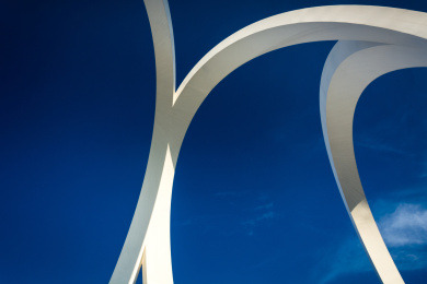 现代化的抽象建筑