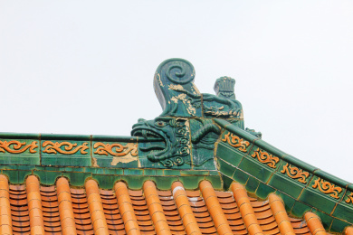 古建筑坡屋顶脊兽