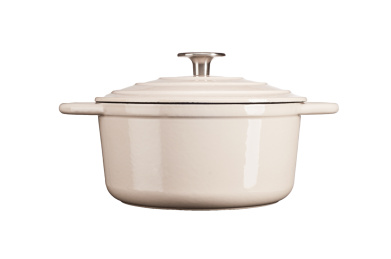 白色不锈钢陶瓷炊具白底汤锅