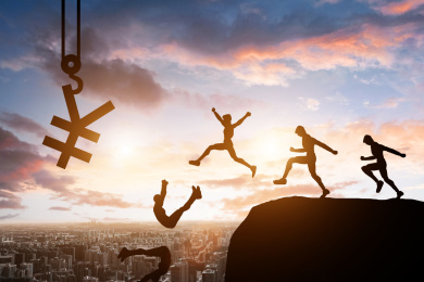 金融诈骗的剪影