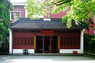 中国浙江杭州岳庙的烈文侯祠