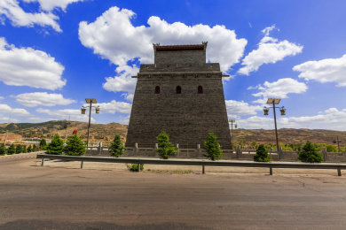 中国山西忻州偏关老营镇古堡风光