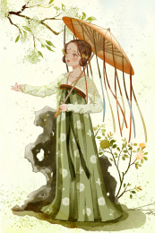 唐朝仕女图