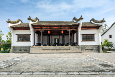 北京公园里的中式建筑飞檐屋顶_站酷海洛_正版图片_视