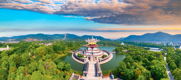 中国江苏省无锡市灵山风景区