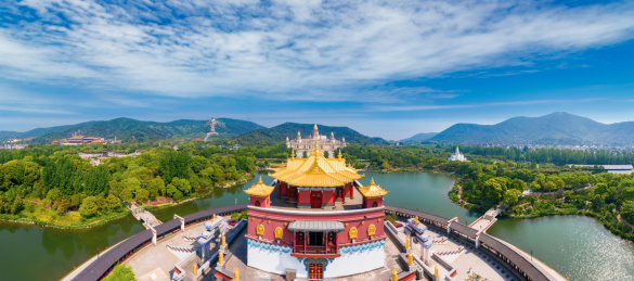 中国江苏省无锡市灵山风景区