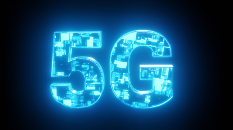 科技感发光5G字体