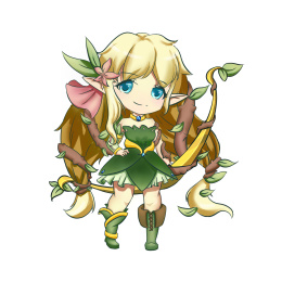 可爱小精灵角色插画设计