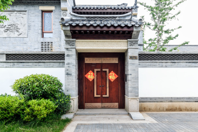 山东日照东夷小镇古建筑