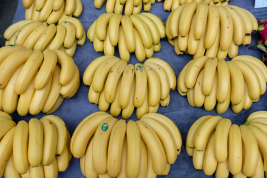 一堆香蕉 水果 蔬菜