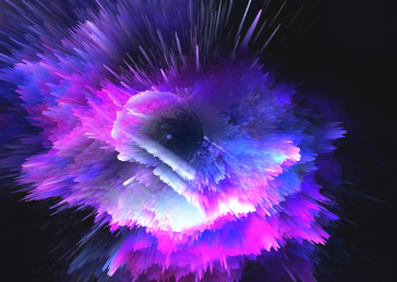 抽象色彩宇宙爆炸炫酷创意背景艺术