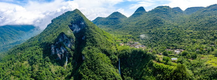 中国广东省清远市阳山县水吊村全貌