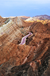 中国甘肃省张掖七彩丹霞旅游景区