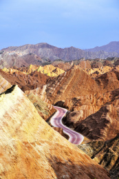 中国甘肃省张掖七彩丹霞旅游景区