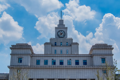 江苏省南京市都市钟楼建筑