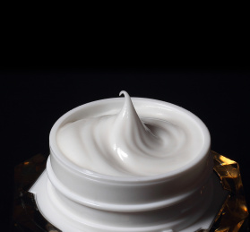 乳白色化妆品膏体造型