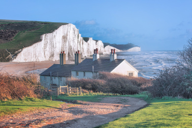 欧洲英国七姐妹白崖侏罗纪悬崖