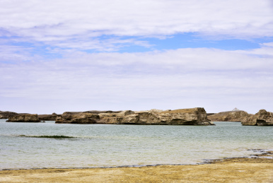 中国青海省大柴旦镇乌素特水上雅丹地质公园