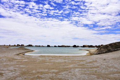 中国青海省大柴旦镇乌素特水上雅丹地质公园