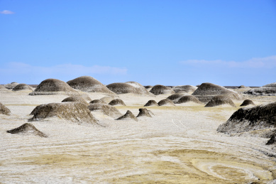 中国青海省海西州大柴旦镇雅丹地貌