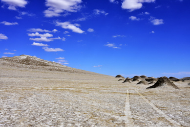 中国青海省海西州大柴旦镇雅丹地貌