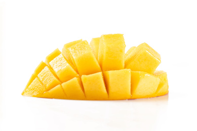 新鲜芒果贵妃芒白底