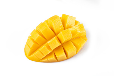 新鲜芒果贵妃芒白底