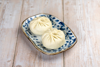 中国传统面食包子特写